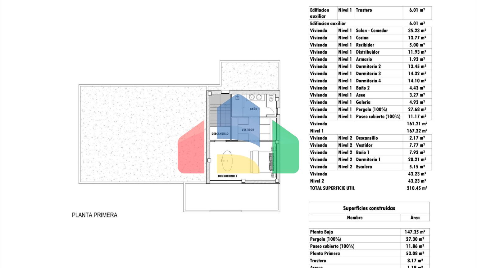 Новые виллы, расположенные в районе Аспе.