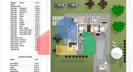 Newly built villas located in the municipality of Aspe.