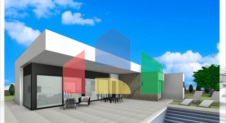 Новые виллы, расположенные в районе Аспе.