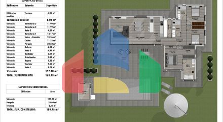 Новые виллы, расположенные в районе Аспе.