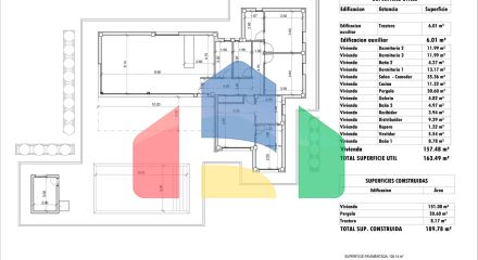 Новые виллы, расположенные в районе Аспе.