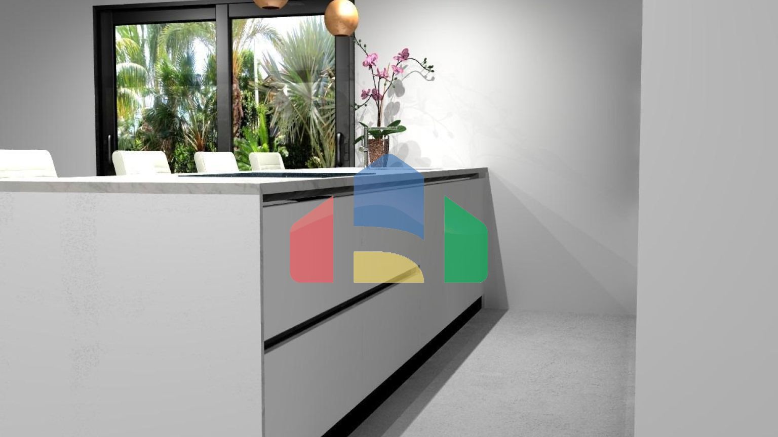 Новые виллы, расположенные в районе Аспе.