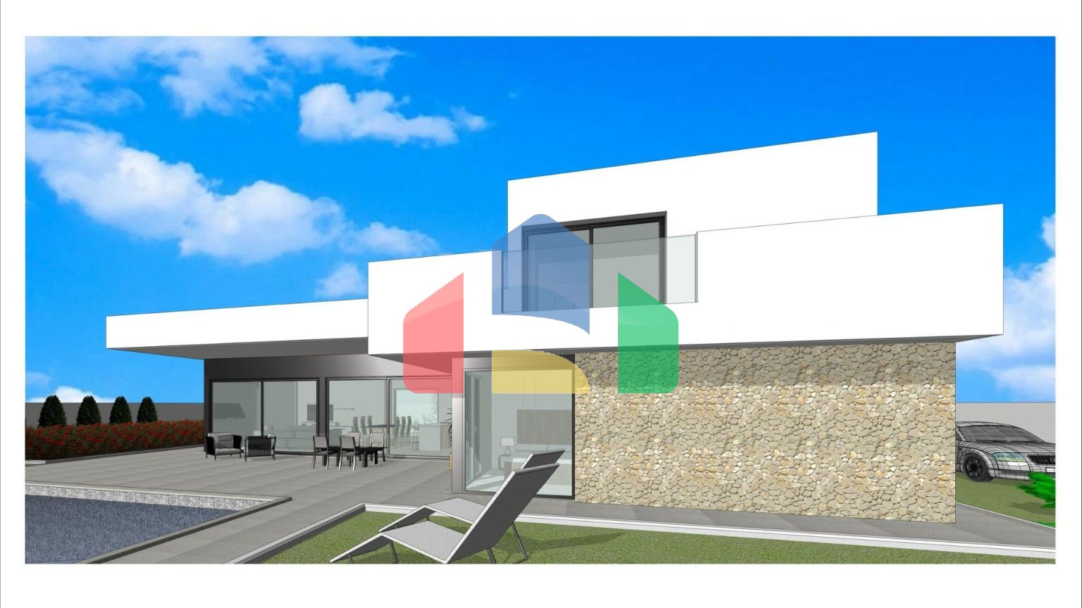 Новые виллы, расположенные в районе Аспе.