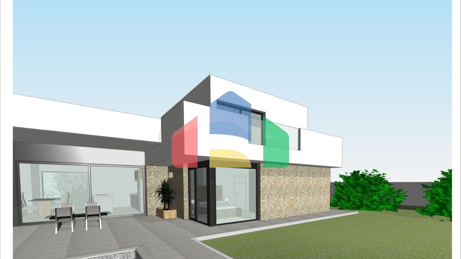 Новые виллы, расположенные в районе Аспе.