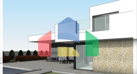 Новые виллы, расположенные в районе Аспе.