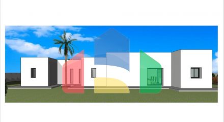 Новые виллы, расположенные в районе Аспе.