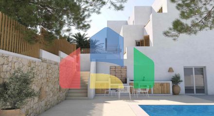 Newly built semi-detached house in Ráfol de Almunia: nature, comfort and modern design