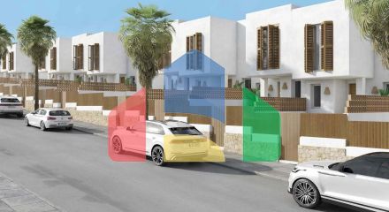 Новый двухквартирный дом в Рафоль-де-Альмуния: природа, комфорт и современный дизайн