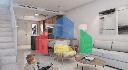 Новый двухквартирный дом в Рафоль-де-Альмуния: природа, комфорт и современный дизайн Новый двухквартирный дом в Рафоль-де-Альмуния: природа, комфорт и современный дизайн