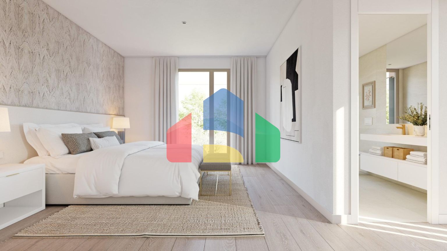 Двухквартирные дома современного дизайна с общим бассейном