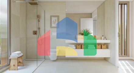 Двухквартирные дома современного дизайна с общим бассейном