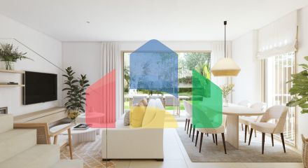 Двухквартирные дома современного дизайна с общим бассейном