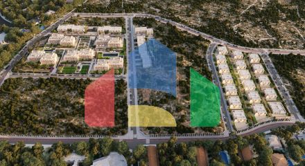 Двухквартирные дома современного дизайна с общим бассейном