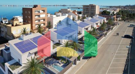 Complex of 10 semi-detached villas in Los Nietos (Murcia)