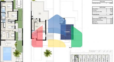 Complex of 10 semi-detached villas in Los Nietos (Murcia)
