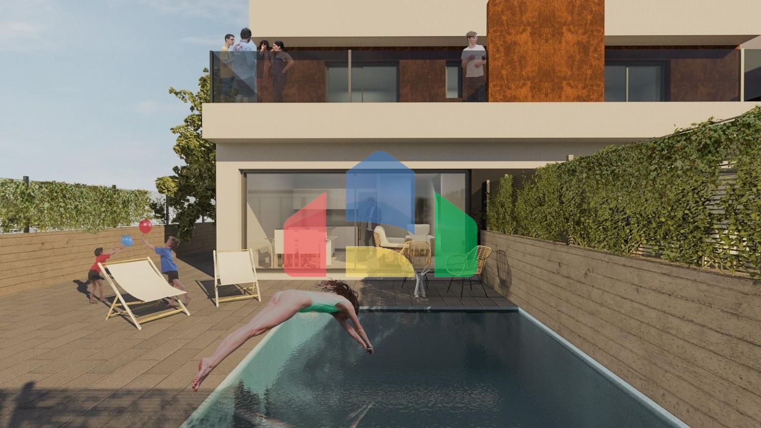 НОВОЕ СТРОИТЕЛЬСТВО ПОЛУОТДЕЛЬНЫХ ВИЛЛ В САНТЬЯГО-ДЕ-ЛА-РИБЕРА