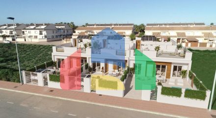 Complex of 24 single or double storey villas in San Javier (Murcia)