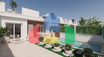 Complex of 24 single or double storey villas in San Javier (Murcia)