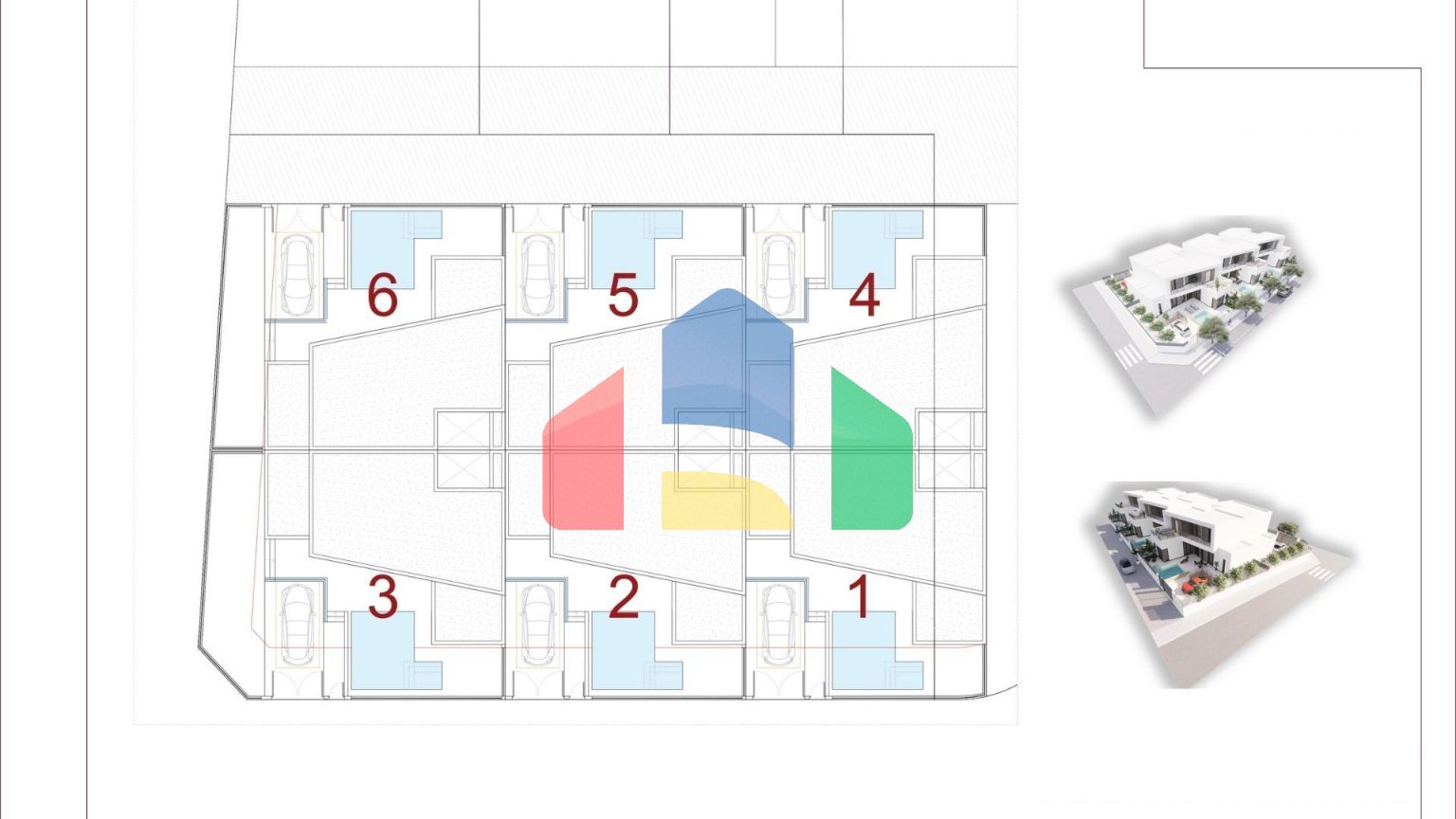 Новые квадрохаусы и таунхаусы в Долорес