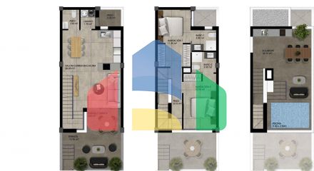 Modern Townhouses in Dolores with comunal pool