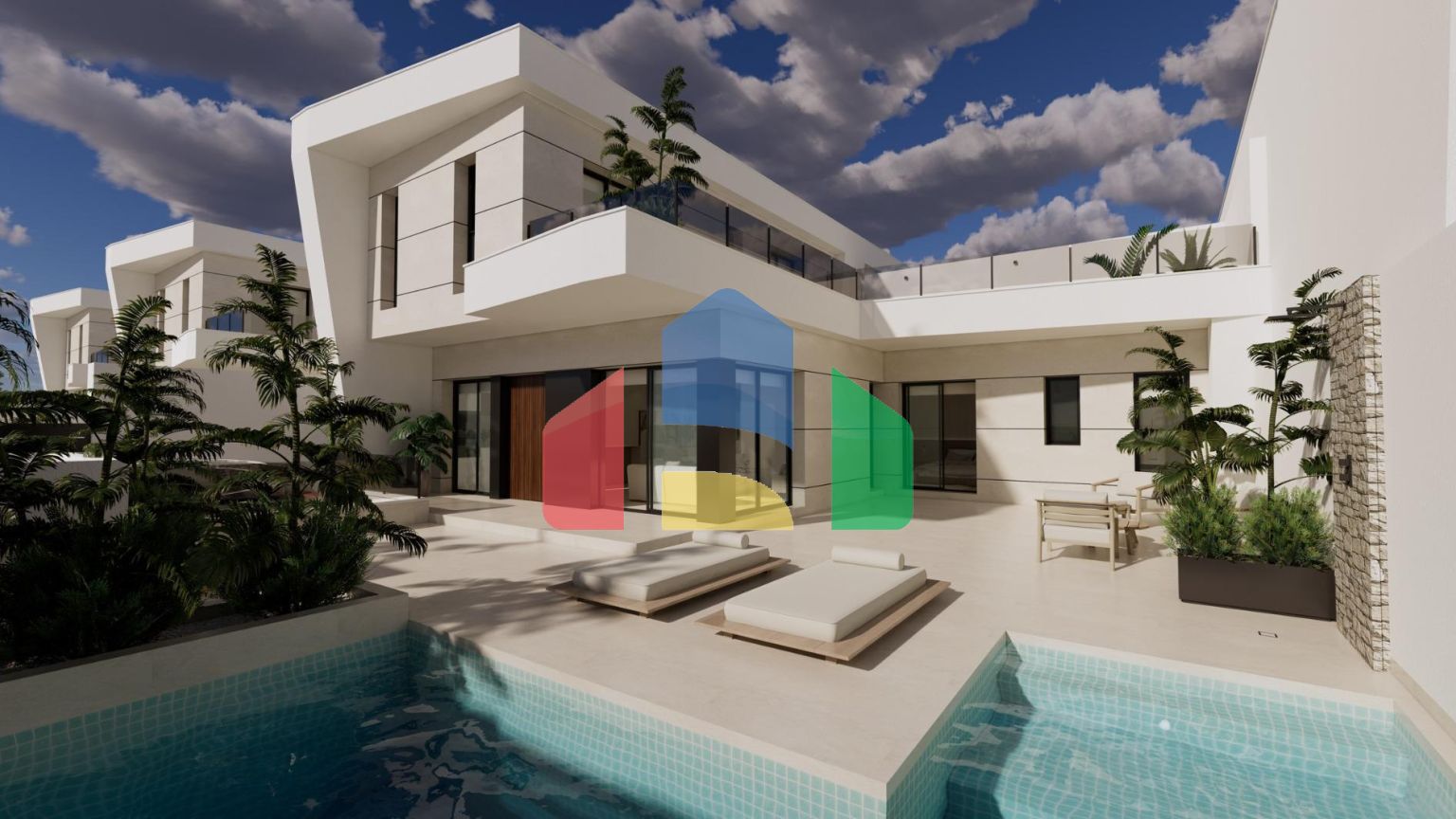 Современные виллы новой постройки в Долорес, Аликанте
