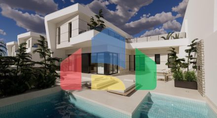 Современные виллы новой постройки в Долорес, Аликанте