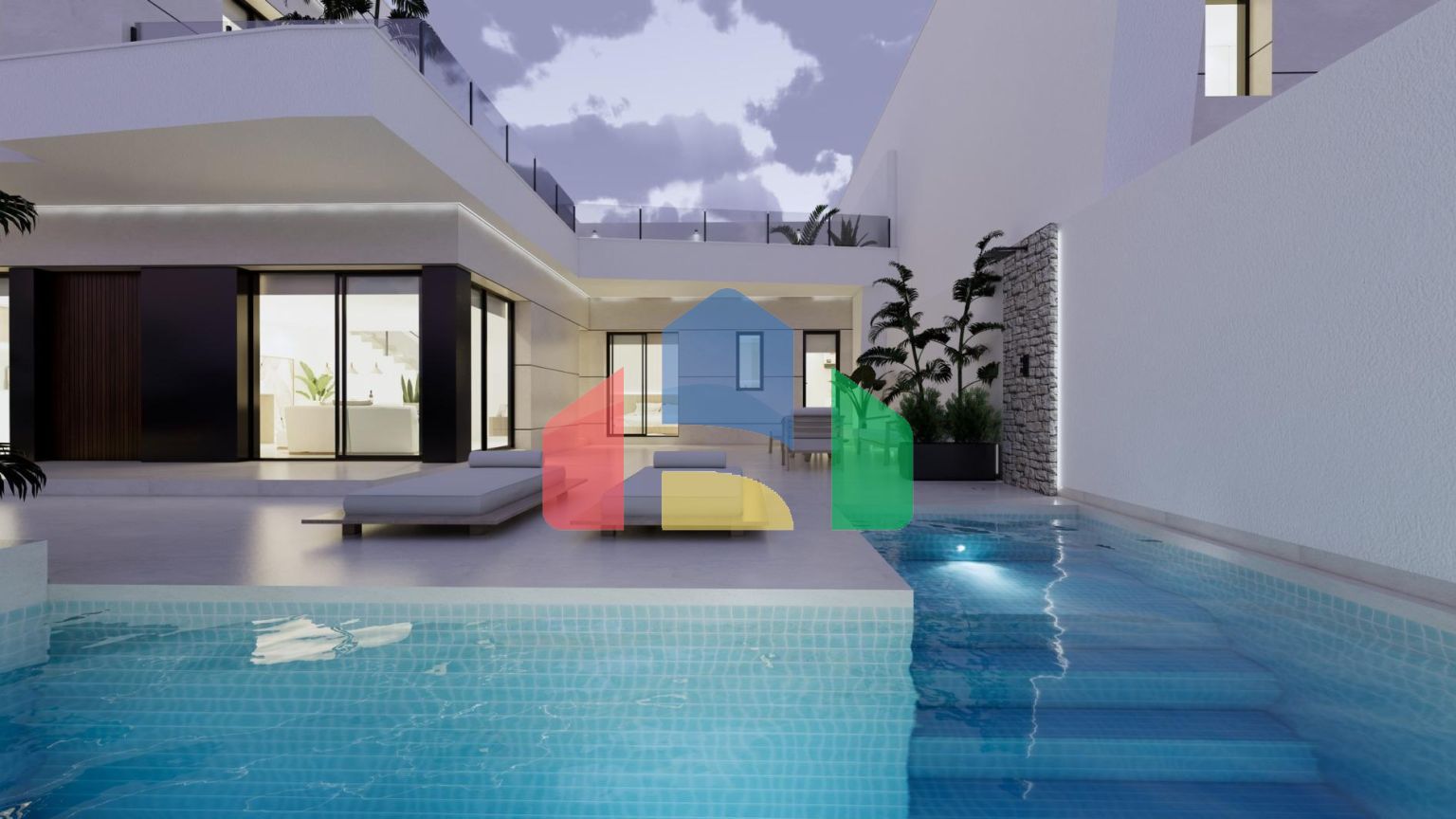 Современные виллы новой постройки в Долорес, Аликанте