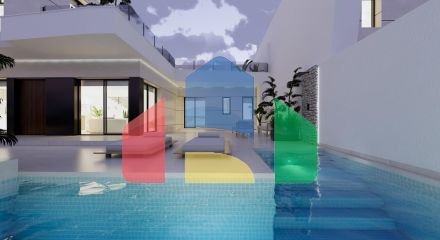 Современные виллы новой постройки в Долорес, Аликанте