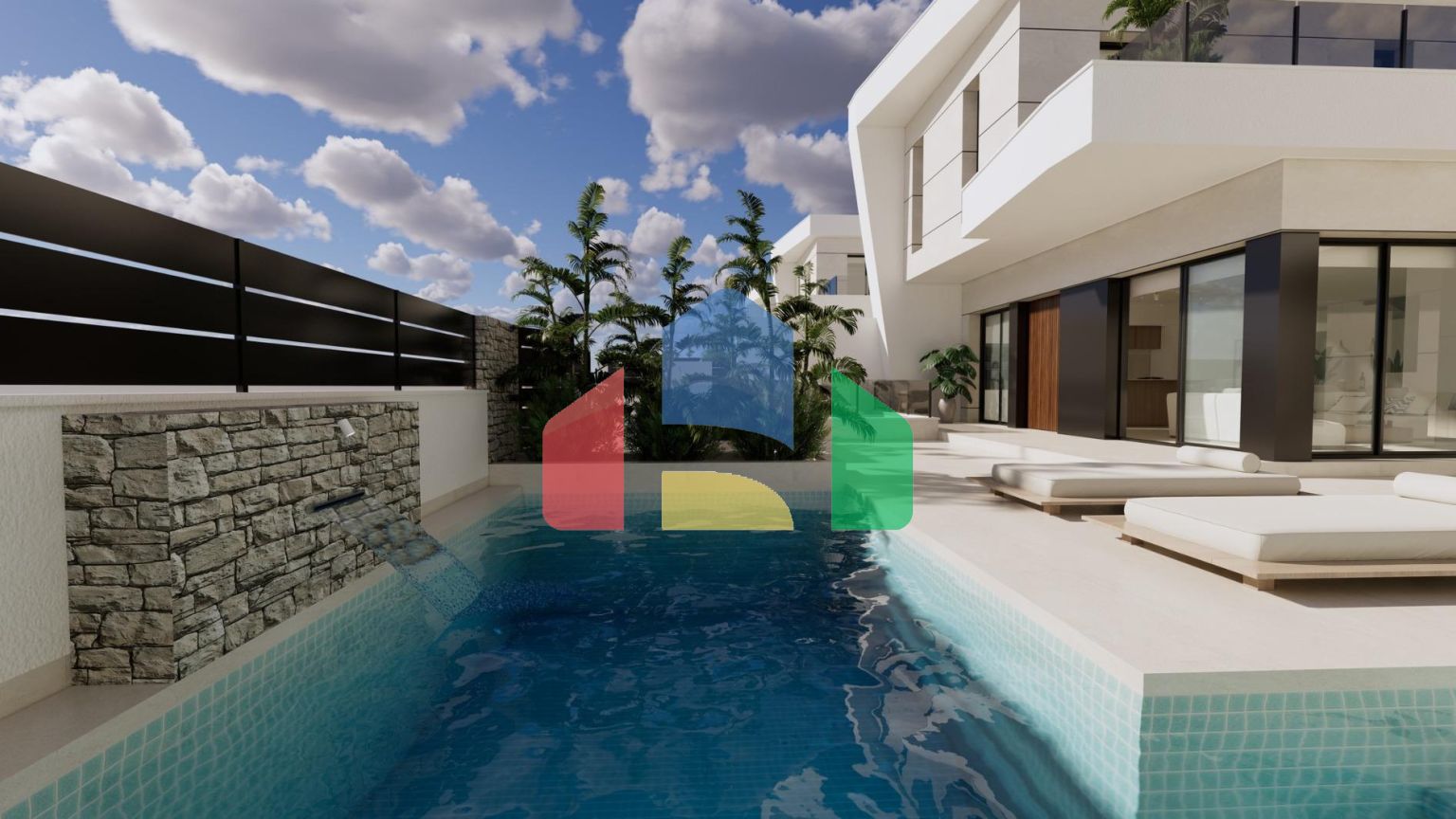 Современные виллы новой постройки в Долорес, Аликанте