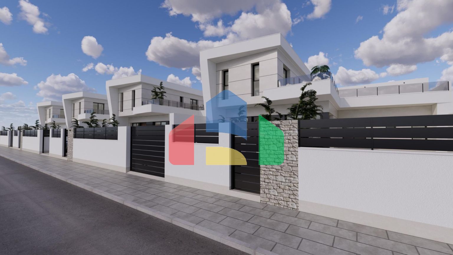 Современные виллы новой постройки в Долорес, Аликанте