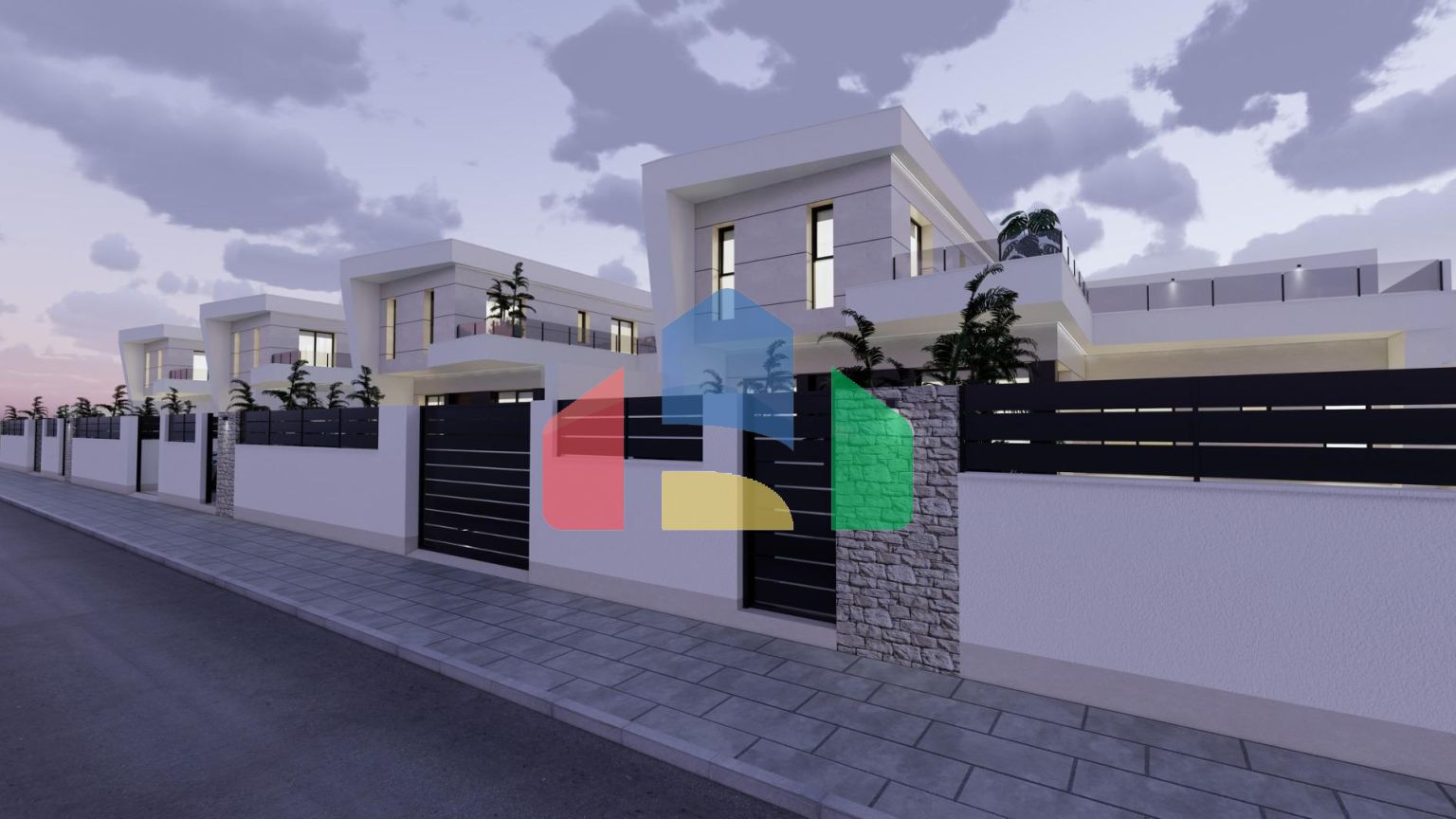 Современные виллы новой постройки в Долорес, Аликанте