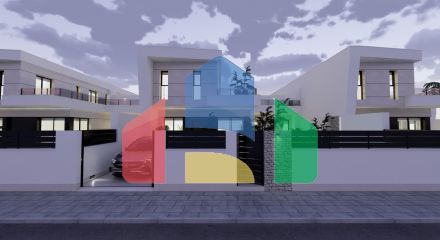 Современные виллы новой постройки в Долорес, Аликанте