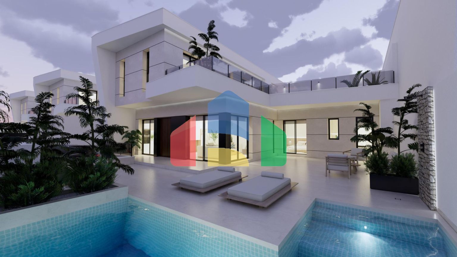 Современные виллы новой постройки в Долорес, Аликанте