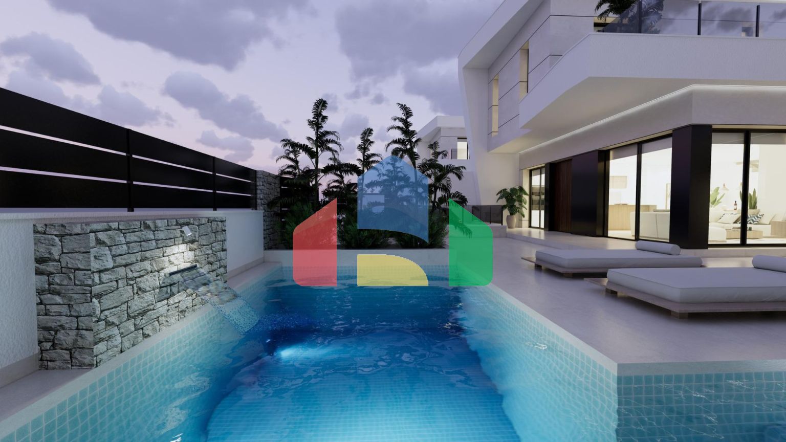 Современные виллы новой постройки в Долорес, Аликанте