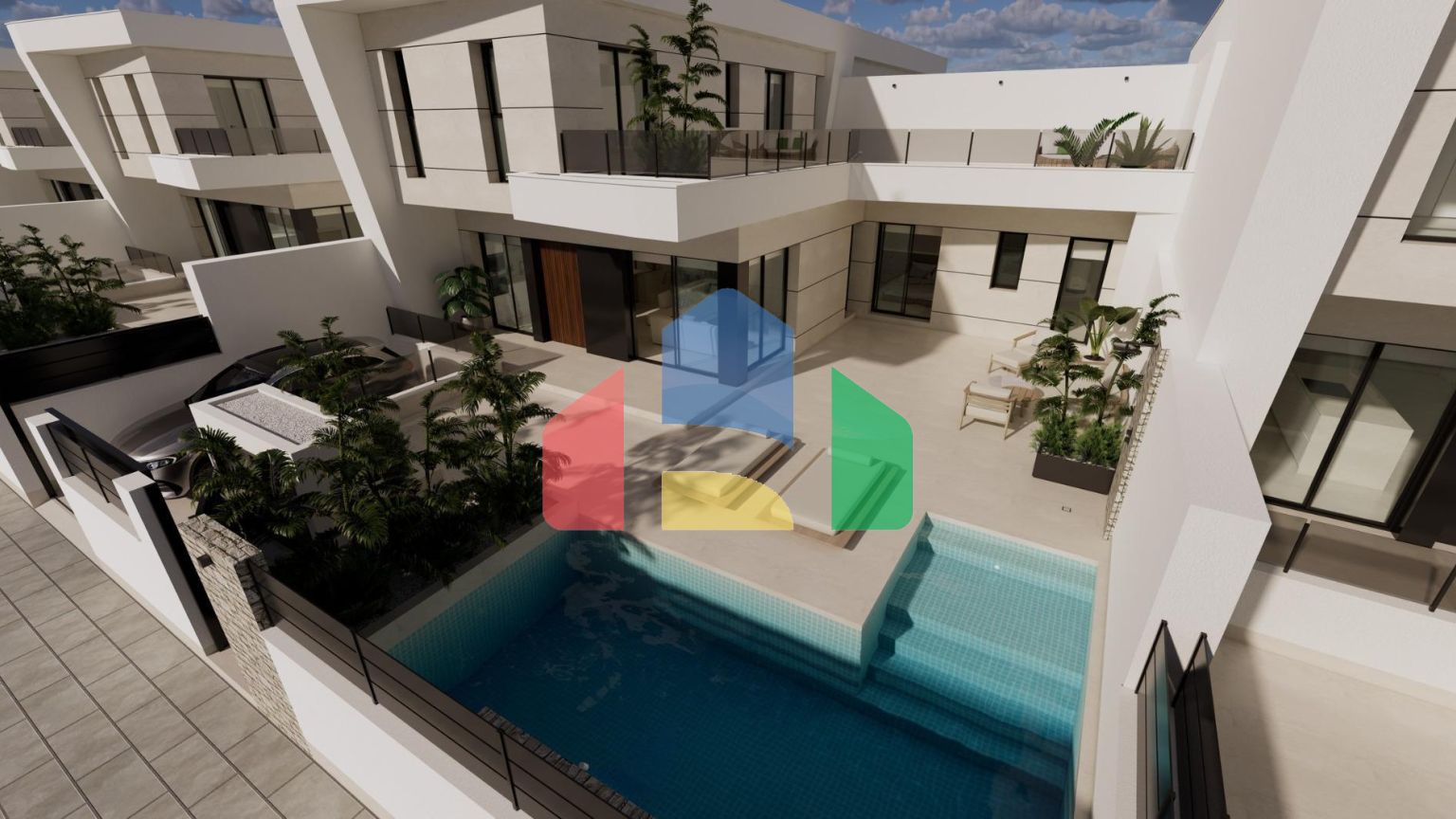 Современные виллы новой постройки в Долорес, Аликанте