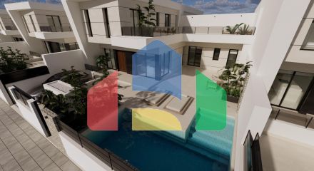 Современные виллы новой постройки в Долорес, Аликанте