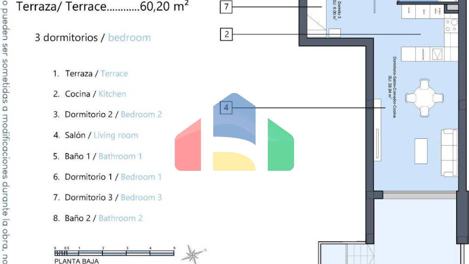 Бунгало нового строительства в Долорес