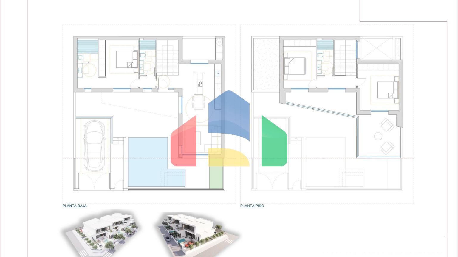 Новые квадрохаусы и таунхаусы в Долорес