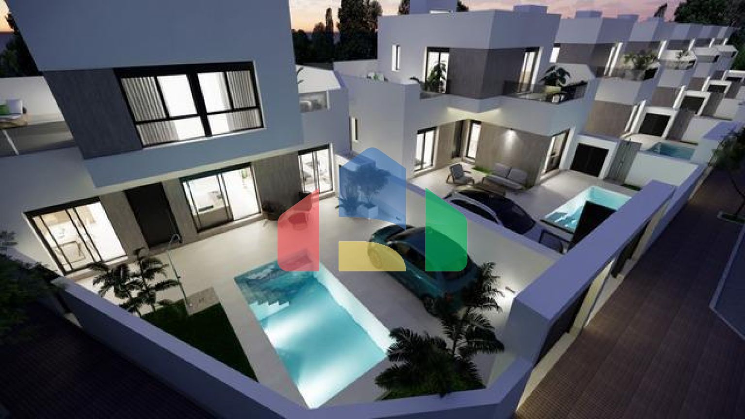 Новые виллы в Сан-Фульенсио с частным бассейном и современным дизайном