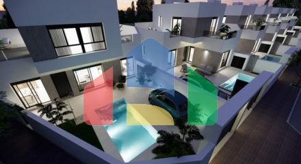 Новые виллы в Сан-Фульенсио с частным бассейном и современным дизайном
