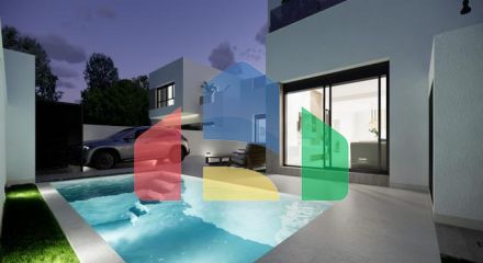 Новые виллы в Сан-Фульенсио с частным бассейном и современным дизайном