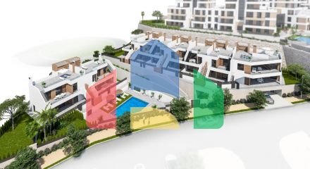 Newly built bungalows in Vera Playa, Almería: modern homes near the sea