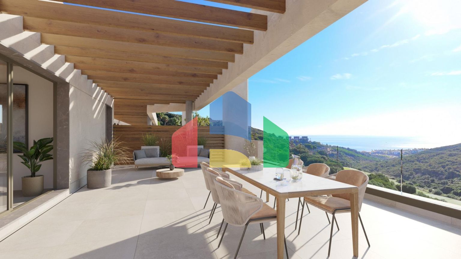 Эксклюзивный жилой комплекс новой постройки в Ла-Алкайдеса с видом на море и гольф-клуб