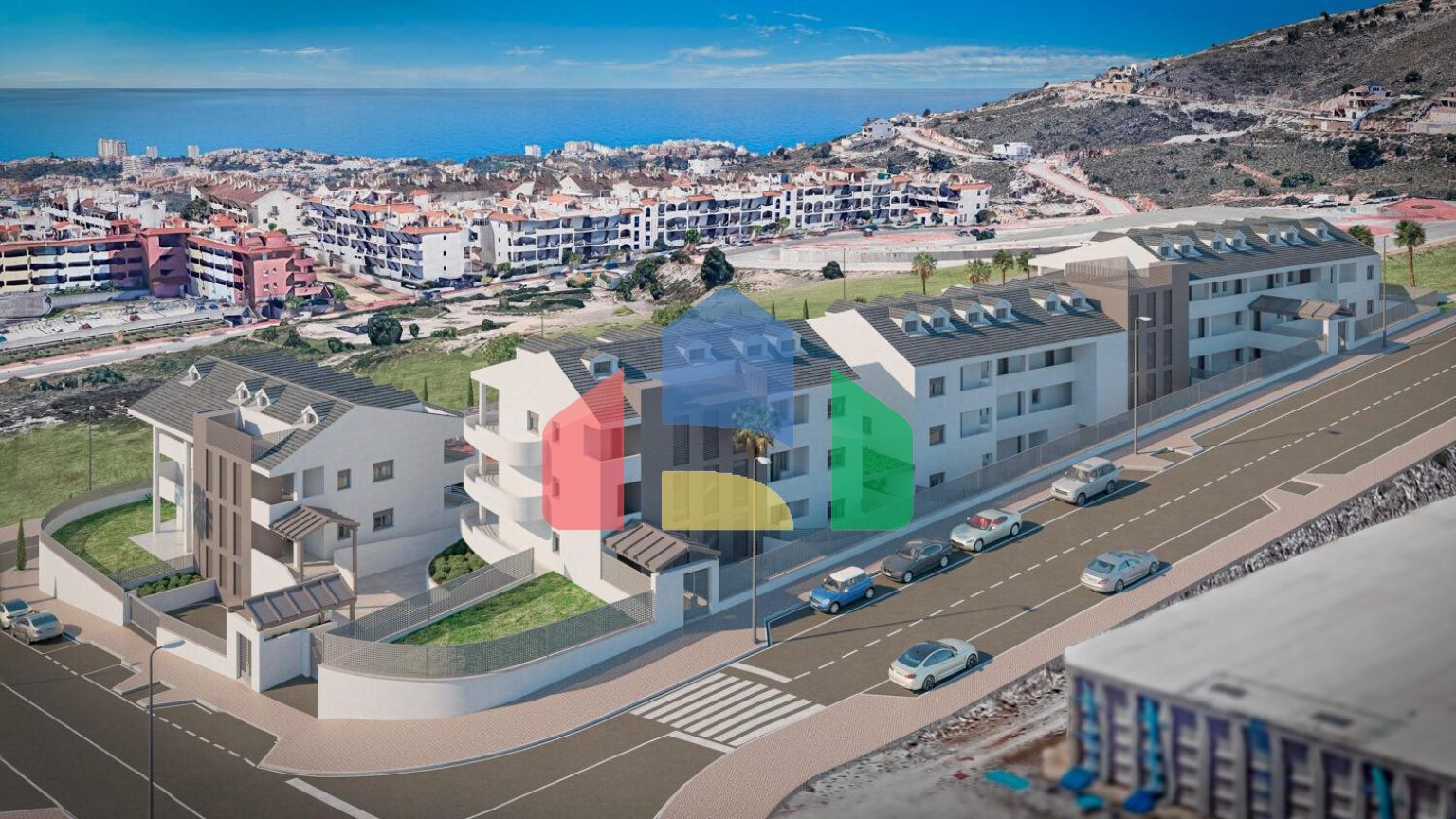 НОВЫЙ ЖИЛОЙ КОМПЛЕКС С ВИДОМ НА МОРЕ В БЕНАЛЬМАДЕНЕ