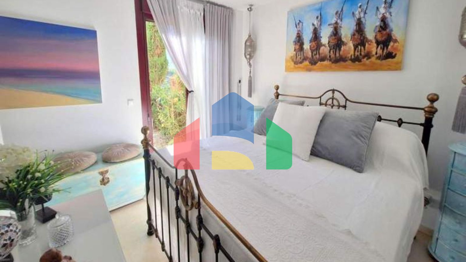 Просторная квартира на первом этаже с садом и южной ориентацией в Касаресе