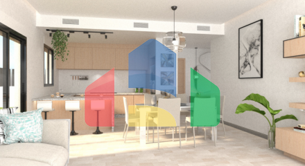 Совершенно новая квартира с двумя спальнями в Касаресе, Эстепоне