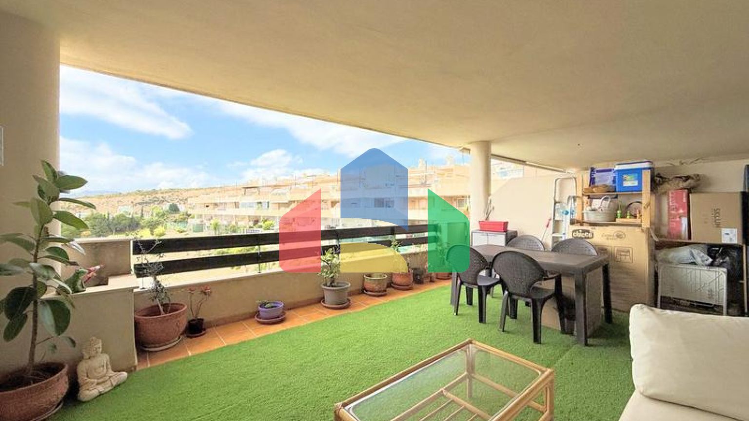 (EN) Opportunity ! Nice apartment with terrace, golf and sea views, in Casares Costa