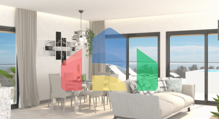 Совершенно новая квартира с двумя спальнями в Касаресе, Эстепоне