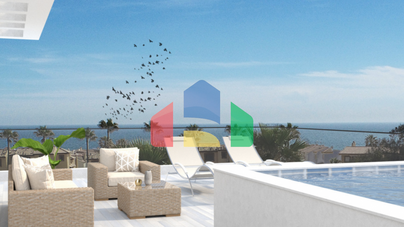 Совершенно новая квартира с двумя спальнями в Касаресе, Эстепоне