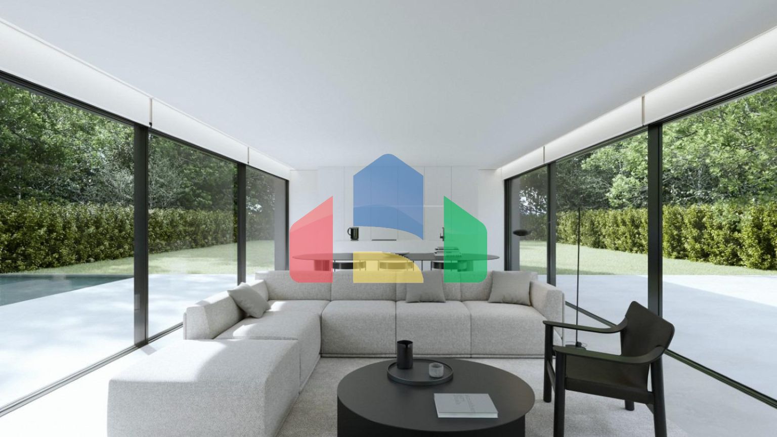 Дома на одну семью с частным бассейном